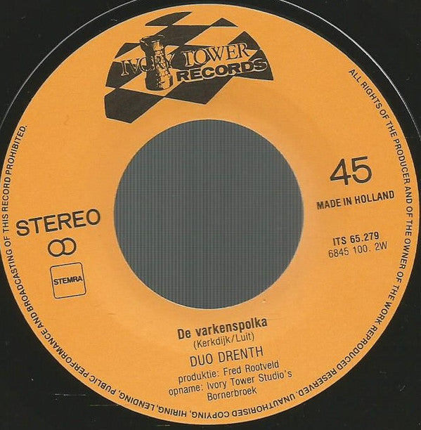 Duo Drenth : De Buurman Van Boer Harms (7", Single)