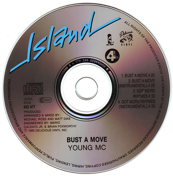 Young MC : Bust A Move (CD, Single)