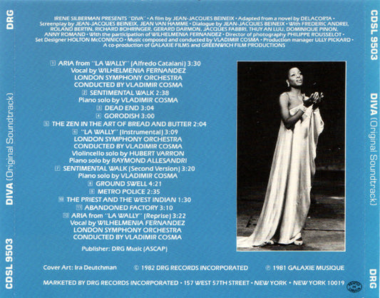 Vladimir Cosma : Diva (Original Soundtrack Recording) (CD, Album)