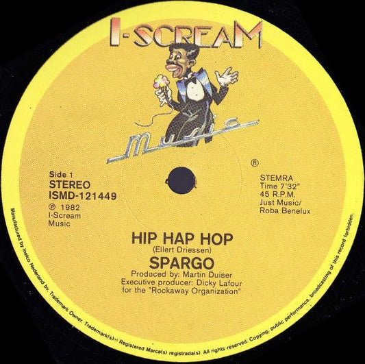 Spargo : Hip Hap Hop (Special 12" Discomix) (12")