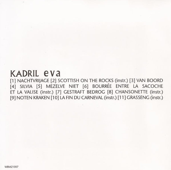 Kadril : Eva (CD, Album)
