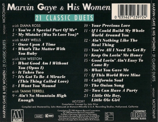 Marvin Gaye : Marvin Gaye & His Women : 21 Classic Duets (CD, Comp)