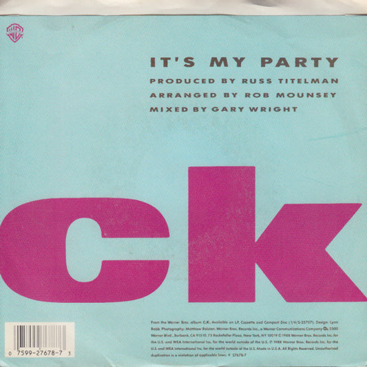 Chaka Khan : It's My Party (7", Single)