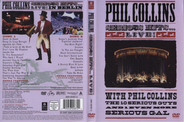 Phil Collins : Serious Hits... Live! (2xDVD-V, Multichannel, PAL)