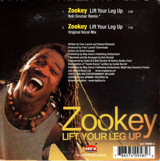 Yves Larock Feat. Roland Richards : Zookey (Lift Your Leg Up) (CD, Single, Car)