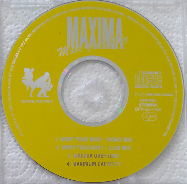 Maxima : Move Your Body (CD, Maxi)