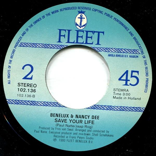 Benelux & Nancy Dee : You Stepped Into My Life (7", Single)