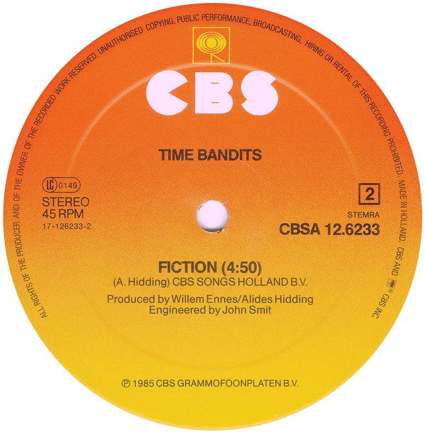 Time Bandits : Endless Road (I Want You To Know My Love) (Special Re-Mixed Dance-Version) (12", Maxi)