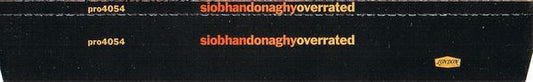 Siobhan Donaghy : Overrated (CD, Single, Promo)