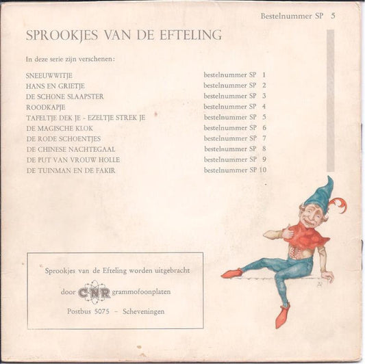 Various : Tafeltje Dek Je, Ezeltje Strek Je (7", Red)