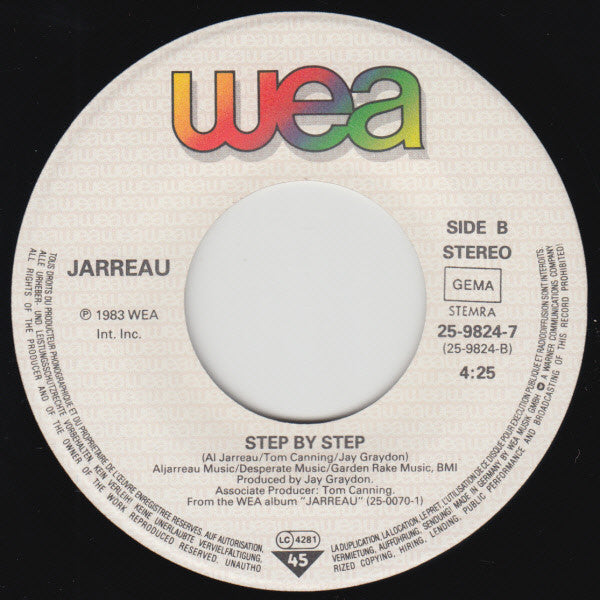 Al Jarreau : Black And Blues (7", Single)