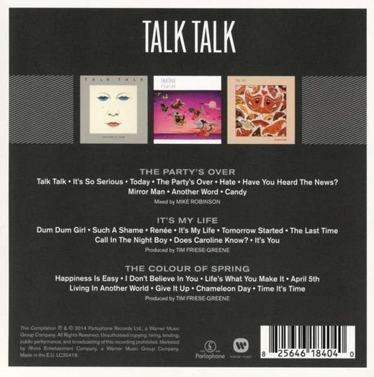 Talk Talk : The Triple Album Collection (CD, Album, RE, RM + CD, Album, RE, RM + CD, Album,)