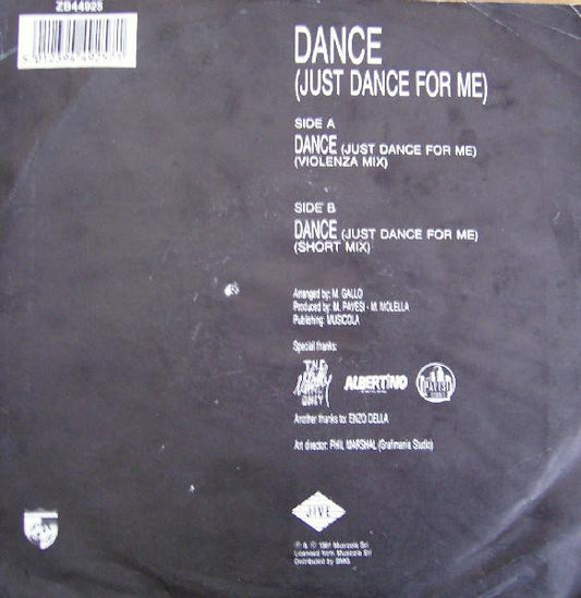 Bit-Max : Dance (Just Dance For Me) (7")