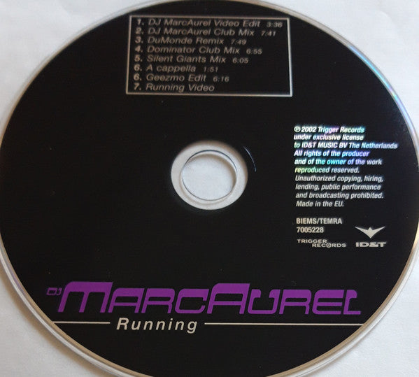 Marc Aurel : Running (CD, Maxi, Enh)