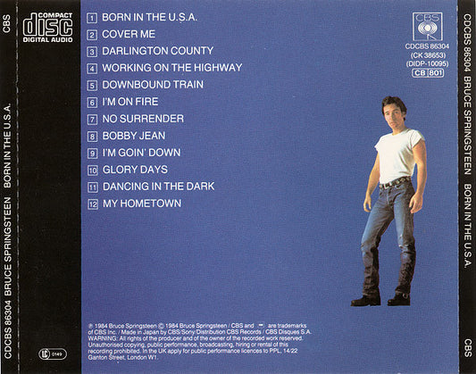Bruce Springsteen : Born In The U.S.A. (CD, Album)