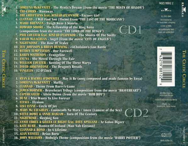 Various : The Celtic Circle (Legendary Music From A Mystic World) (2xCD, Comp)
