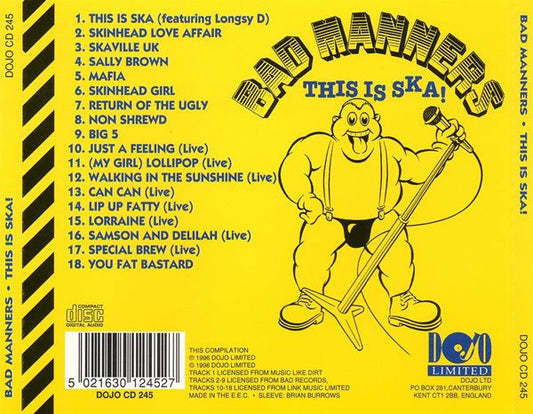 Bad Manners : This Is Ska! (CD, Comp)