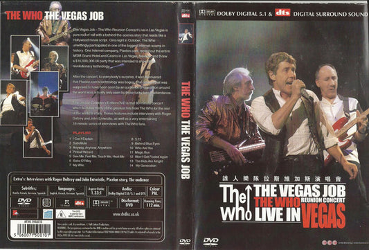 The Who : The Vegas Job - The Who Reunion Concert Live In Vegas (DVD-V, Multichannel, PAL)