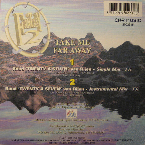 Fantasy 2 Feat. Shine (12) : Take Me Far Away (CD, Single)