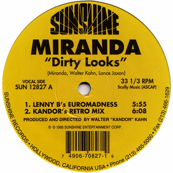 Miranda (3) : Dirty Looks (12")