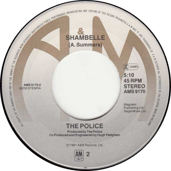 The Police : Every Little Thing She Does Is Magic (7", Single)