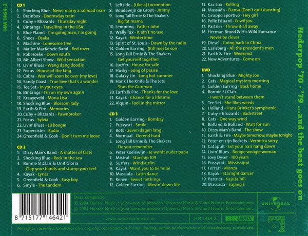 Various : Nederpop 70-79 -And The Beat Goes On (3xCD, Comp + DVD-V, Comp, 4:3)