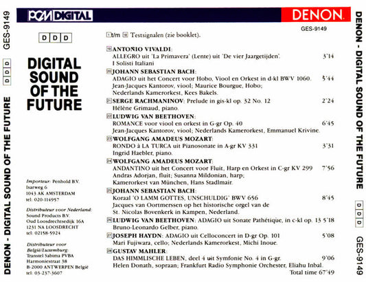 Various : Digital Sound Of The Future (CD, Comp)