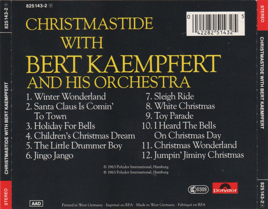 Bert Kaempfert & His Orchestra : Christmastide With Bert Kaempfert (CD, Album)