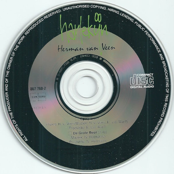 Herman van Veen : Opzij / De Grote Beer (CD, Single, Num)
