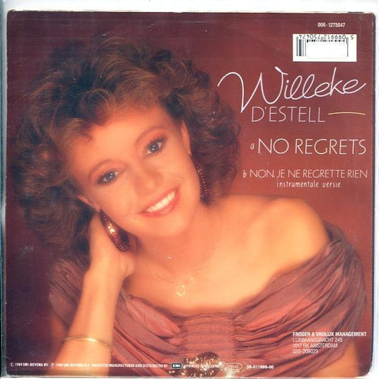Willeke D'estell : No Regrets (7", Single)