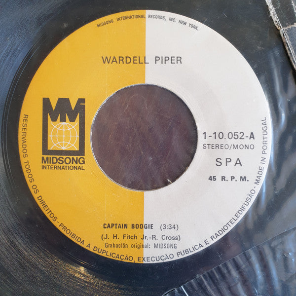 Wardell Piper : Captain Boogie (7", Single)