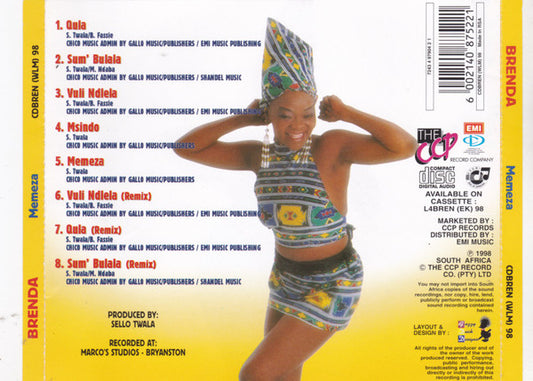 Brenda Fassie : Memeza (CD, Album)