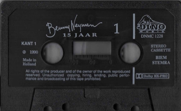 Benny Neyman : 15 Jaar (2xCass, Comp)