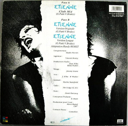 Guesch Patti : Etienne (Dance Mix) (12", Maxi)