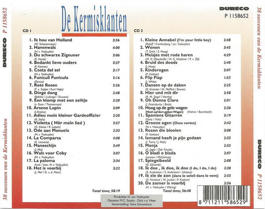De Kermisklanten : 38 Successen Van... (2xCD, Comp)