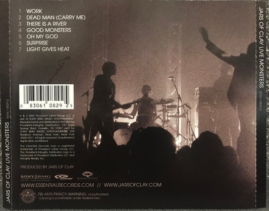Jars Of Clay : Live Monsters (CD, EP)