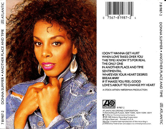 Donna Summer : Another Place And Time (CD, Album)