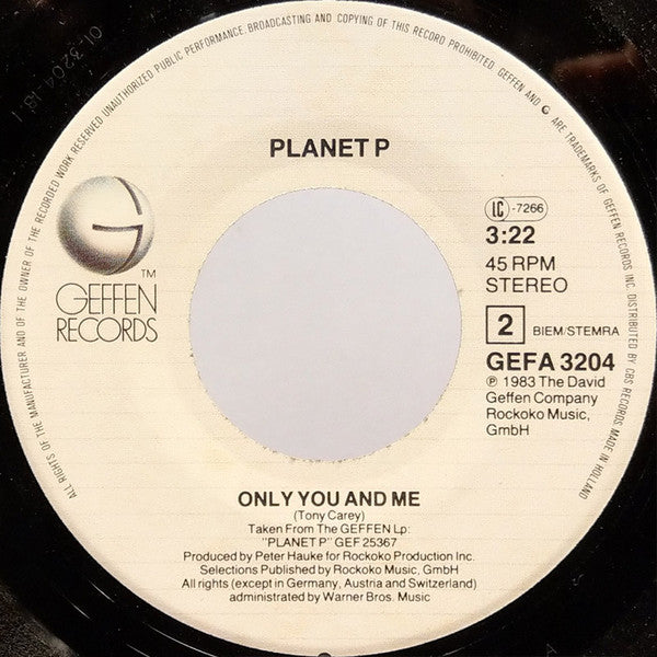 Planet P Project : Why Me? (7", Single)
