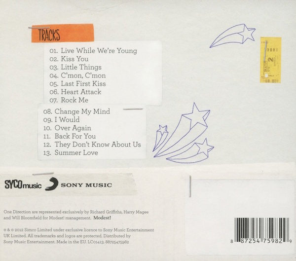One Direction : Take Me Home (CD, Album)