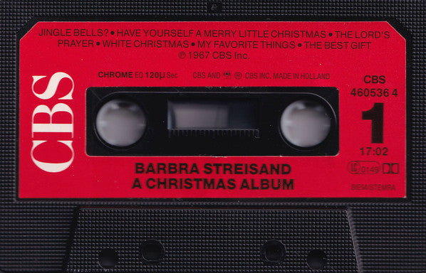 Barbra Streisand : A Christmas Album (Cass, Album)
