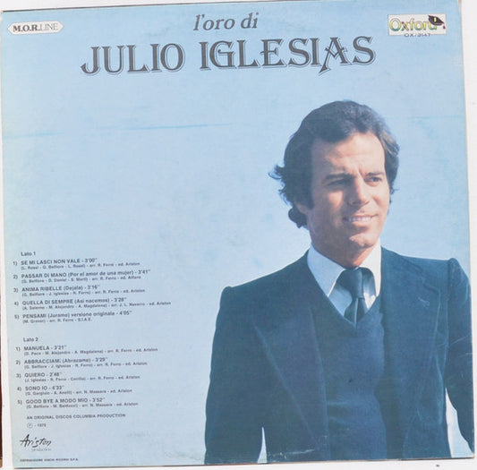 Julio Iglesias : L'Oro Di Julio Iglesias (LP, Comp, RE)