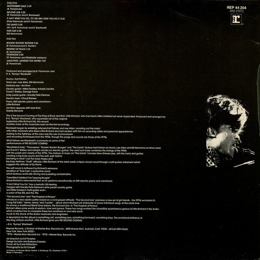 Little Richard : The Second Coming (LP, Album)