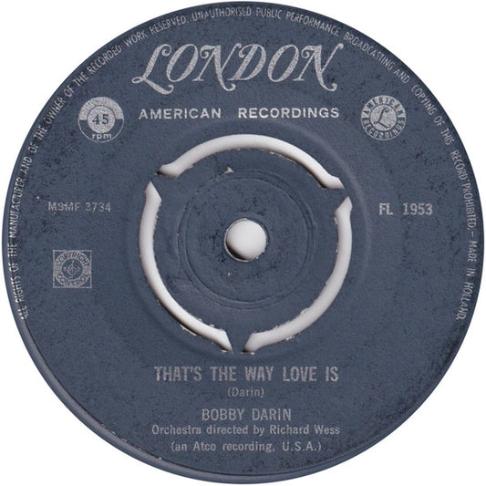 Bobby Darin : Beyond The Sea (La Mer) (7")