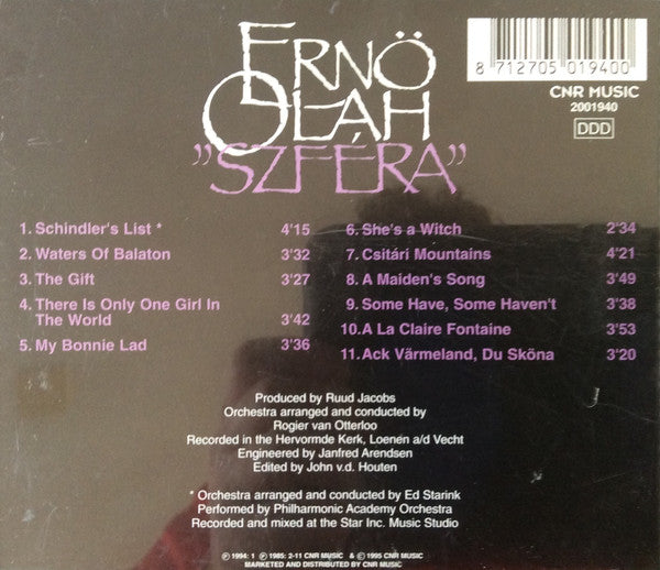 Ernö Olah : Szféra (CD, Album)