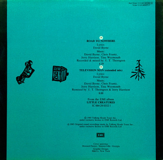 Talking Heads : Road To Nowhere (12", Maxi)
