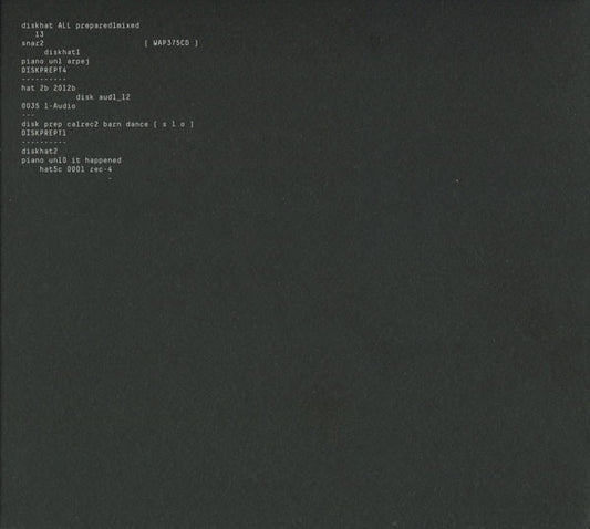 Aphex Twin : Computer Controlled Acoustic Instruments Pt2 (EP) (CD, EP, Dig)
