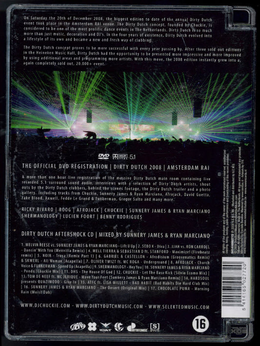 Various : Dirty Dutch Aftershock (DVD, Comp + CD, Comp, Mixed)