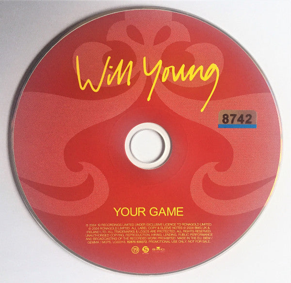 Will Young : Your Game (CD, Single, Promo, Car)