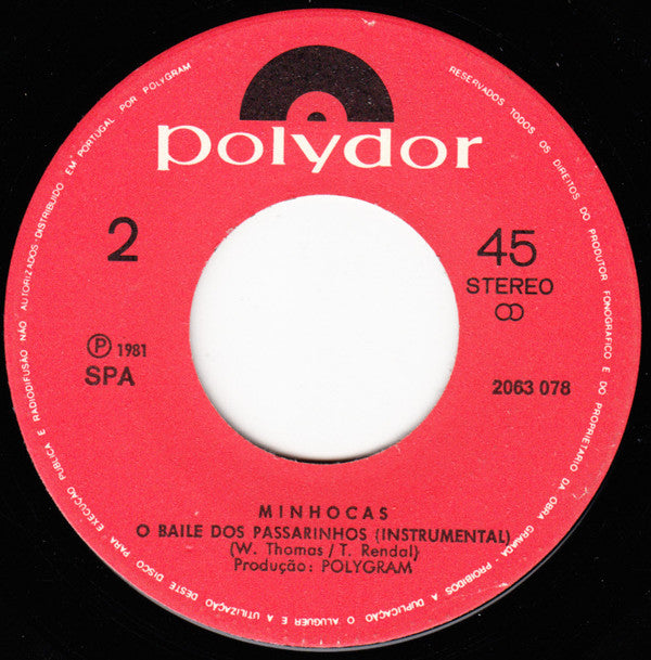 Minhocas : O Baile Dos Passarinhos (7", Single)
