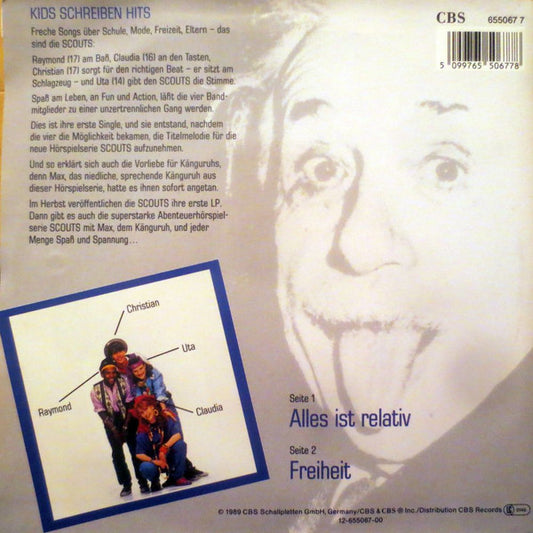 S.C.O.U.T.S. : Alles Ist Relativ / Freiheit (7")